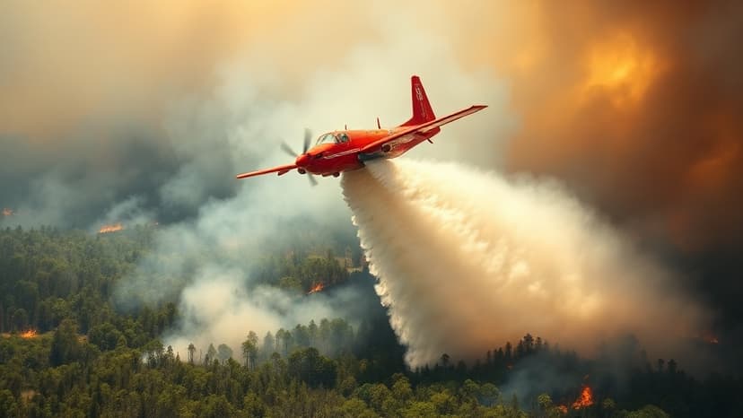 Greece Wildfires Rage: Water Bombers Return as Toll Hits Five