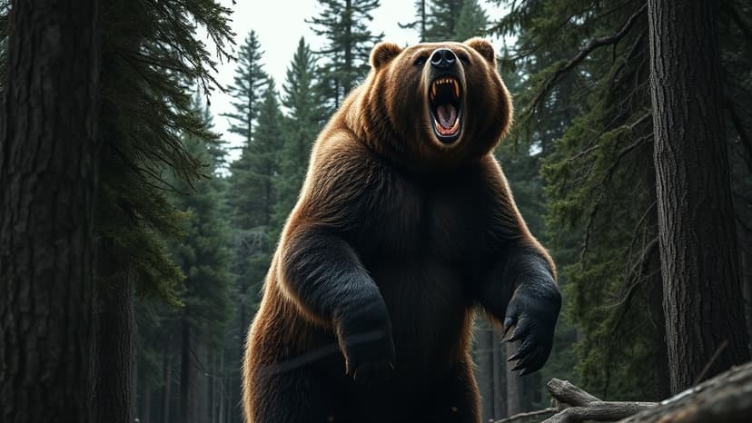 Grizzly Terror: Park Rangers Battle Rampaging Bear