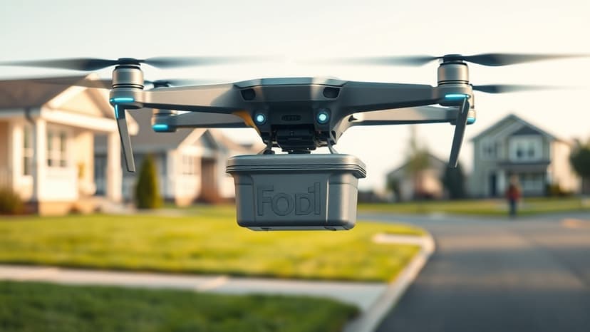 Grubhub Flies Food to Your Doorstep!