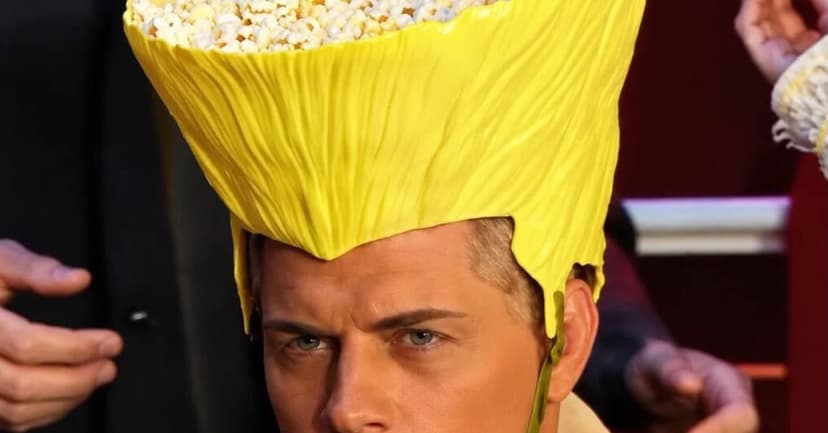 Guile's Hair Becomes Wearable Popcorn Bucket!