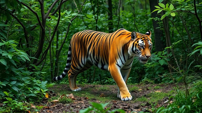 Tiger's Territory Explodes: 120 sq km claimed in Gujarat