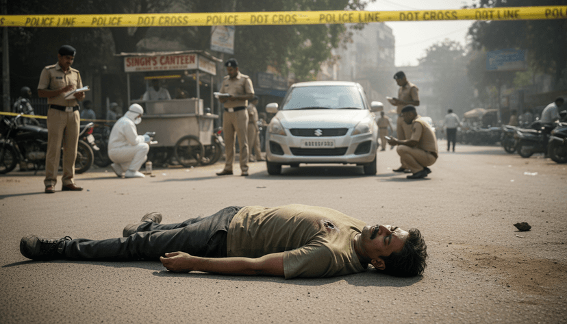 Gurgaon Canteen Owner Shot Dead in Ambush