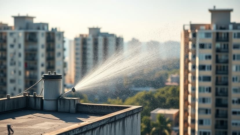 Gurgaon Society Fights Smog With Artificial Rain