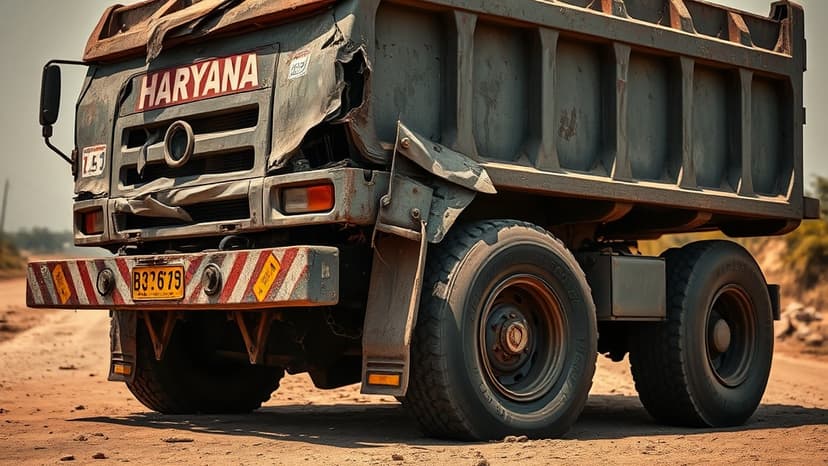 Police Car Rammed: Officer Injured in Gurgaon