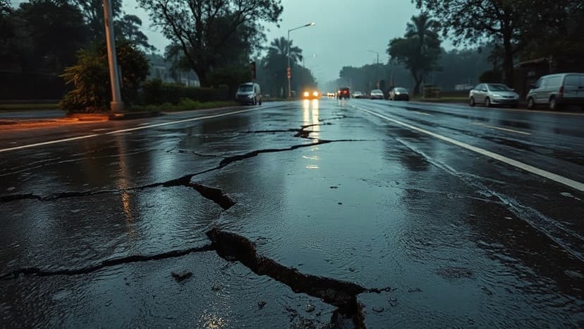 Gurugram Flooded: Roads Cave In, CM Evades Questions