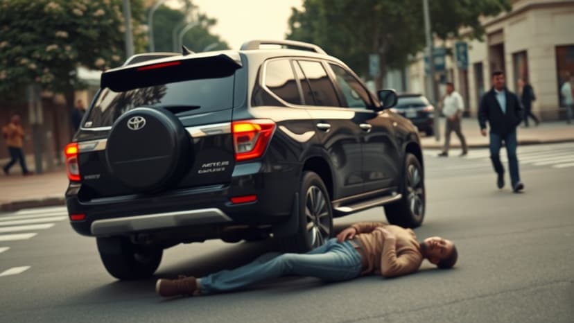 SUV Driver Mows Down Delivery Boy in Gurugram