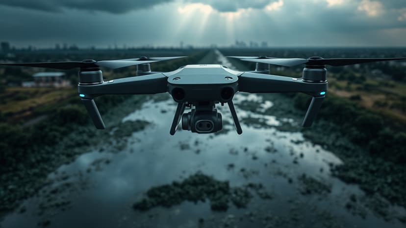Drones to Probe Gurugram's Polluted Badshahpur Drain