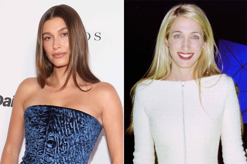 Hailey Bieber Recreates Iconic Carolyn Bessette Wedding Look