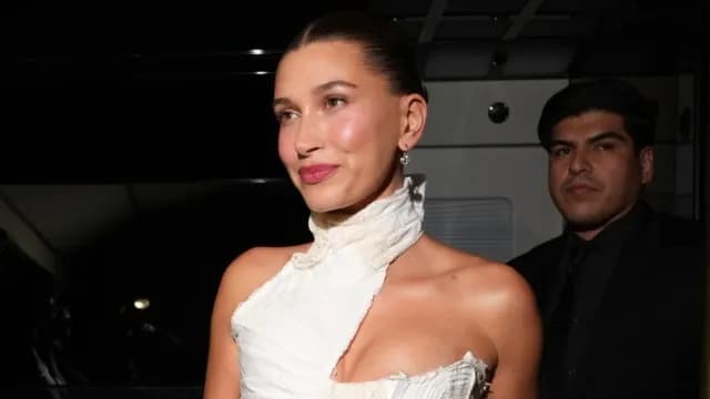 Hailey Bieber's Legs Steal Show in Mini Dress
