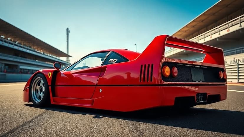 Monza Magic: Hamilton's Red F40 Steals Show