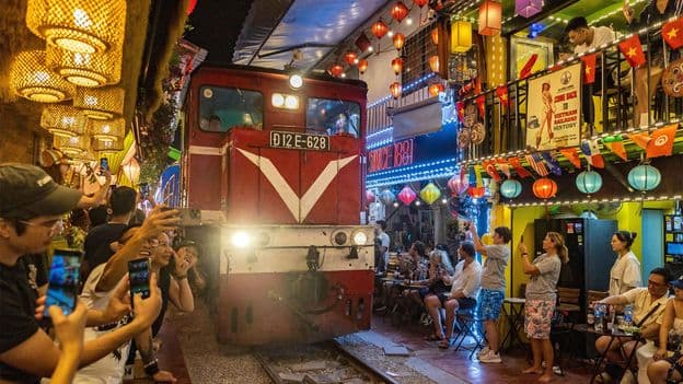 Hanoi Train Street: Dangerously Close to Disaster