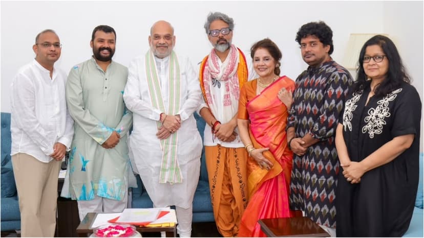 Hanuman Ansh Box Office Soars, Team Meets Amit Shah