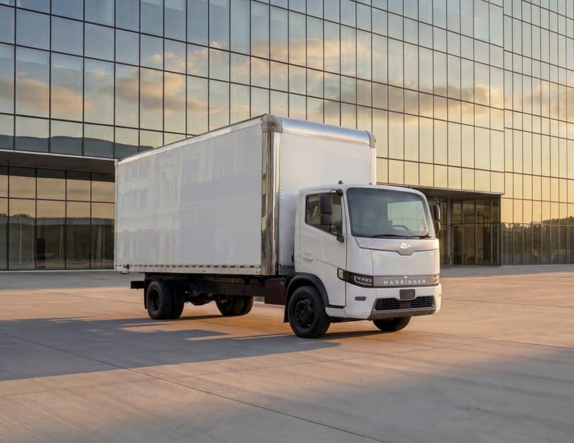 Harbinger Unveils Compact Electric Work Truck