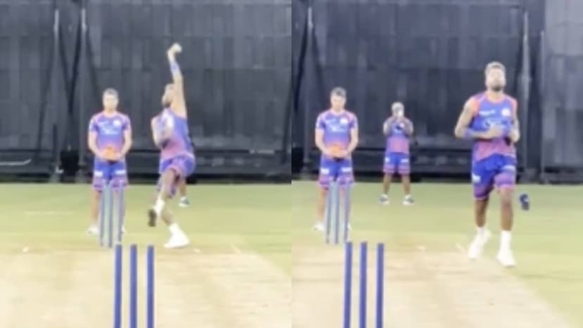 MI's Boost: Pandya Bowls Ahead of KKR Clash