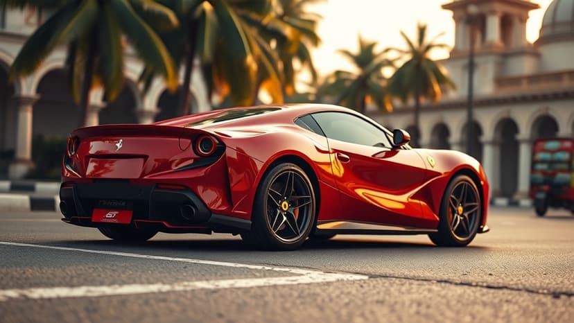 Pandya's Rs 12 Cr Ferrari Navigates Mumbai Speed Breaker