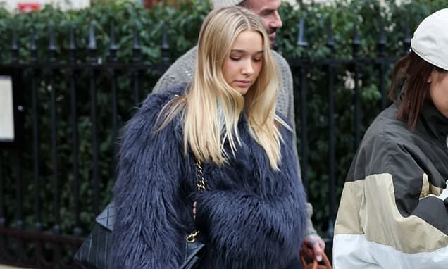 Harper Beckham Wears Priceless Chanel Bag in Paris