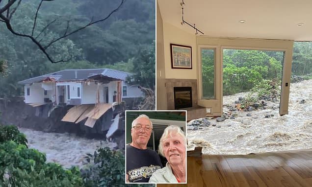 Hawaii Couple Loses Dream Home to Raging River