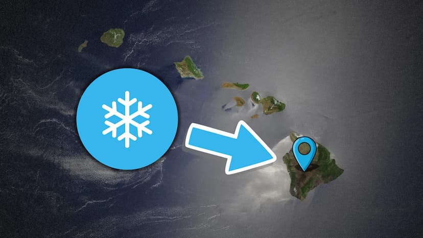 Hawaii Summits See Snow Amidst Winter Storm Warnings