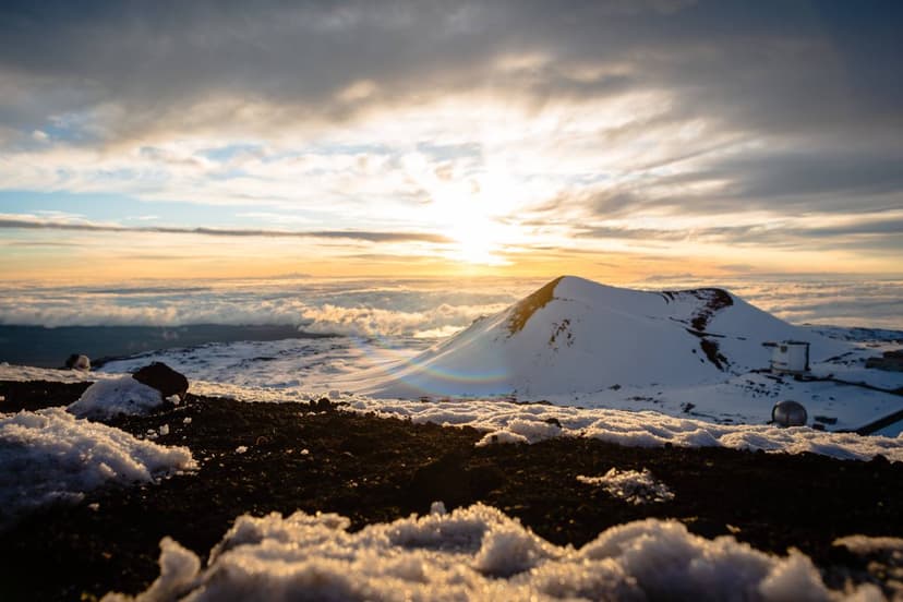 Hawaii Peaks Brace for Rare March Snow