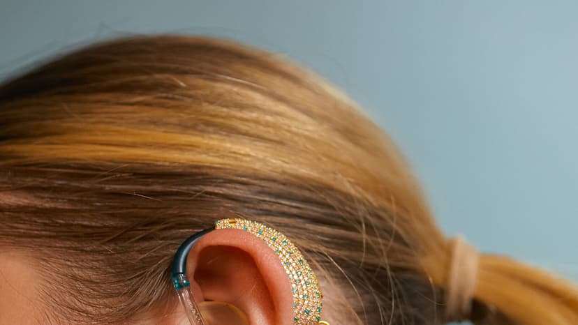 Hearing Aids Get a Glittery Makeover
