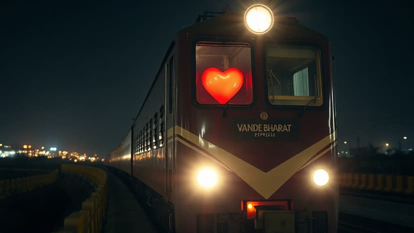 Vande Bharat Dashes Heart for Transplant