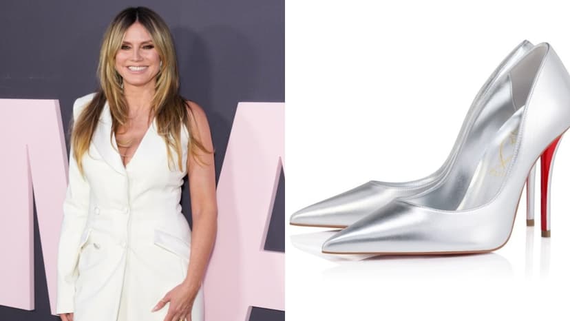 Klum Shines in Louboutins at "The Drama" Premiere