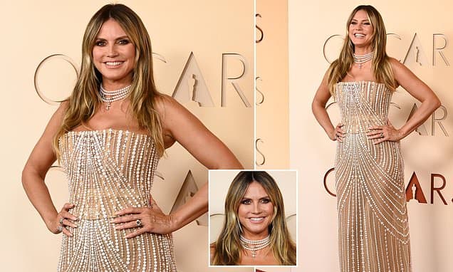 Heidi Klum's 2026 Oscars Look: Sheer Gown & Divine Details