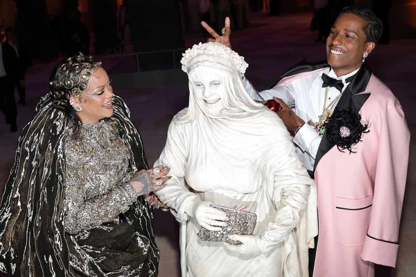 Rihanna Plays With Heidi Klum's Prosthetic Nipples