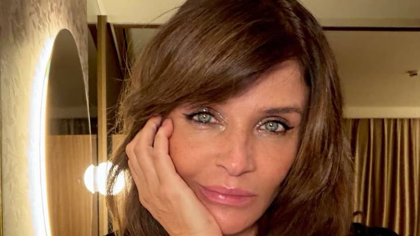 Helena Christensen Dazzles in Lace for Coco de Mer's 25th