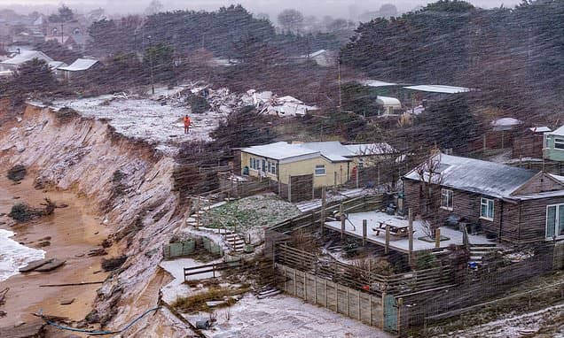 Homes Evacuated as Coastal Erosion Devours Norfolk Shore