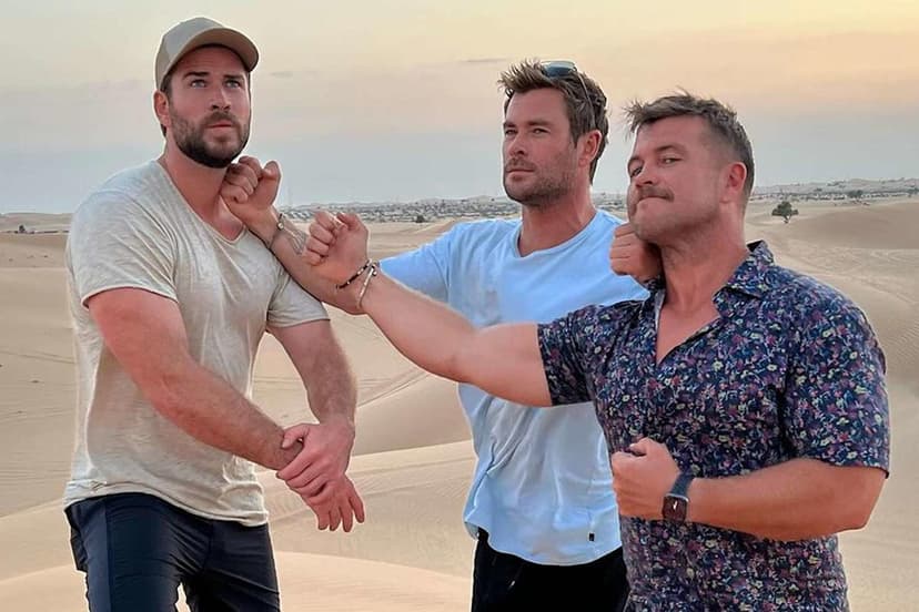 Hemsworth Brothers Unite: A Rare Family Sighting