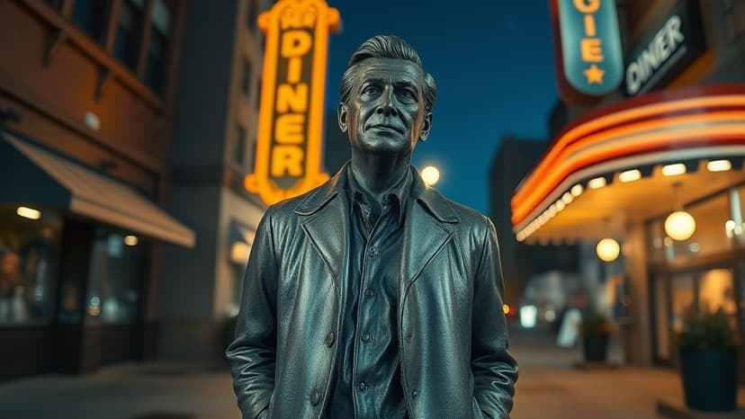 Fonzie Statue Taller Than Henry Winkler!