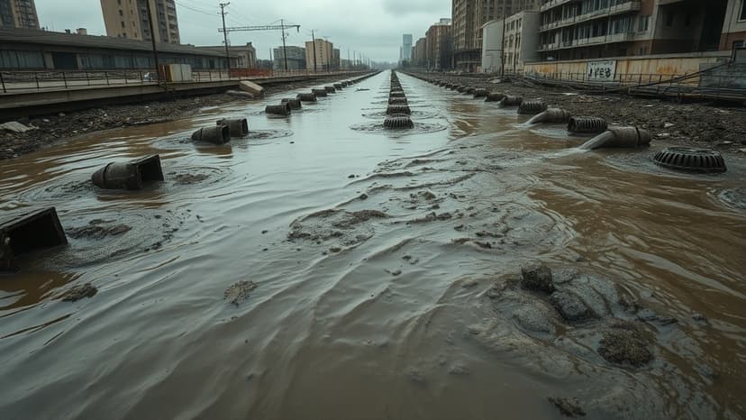 Hindon River Choked: 888 Colonies Dump 40 MLD Sewage Daily