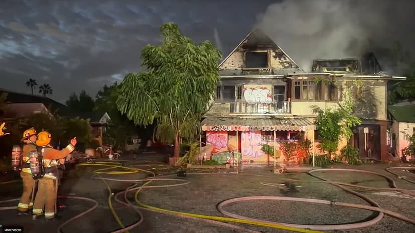 LA Fire Destroys Famous Hollywood Motel Featured in Movies