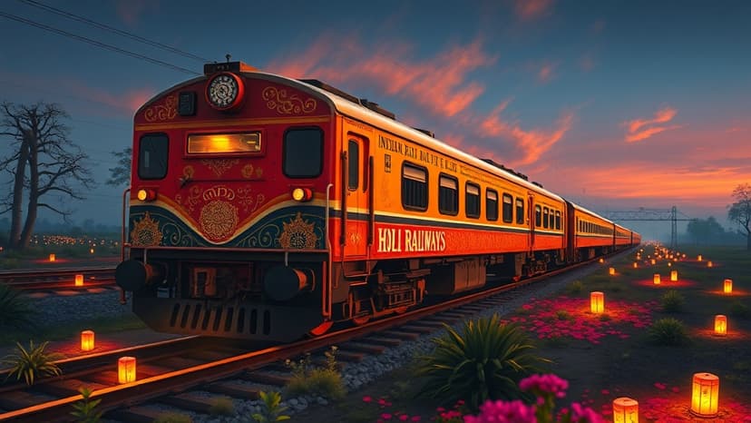 Holi 2026: Indian Railways Adds 1,244 Special Trains