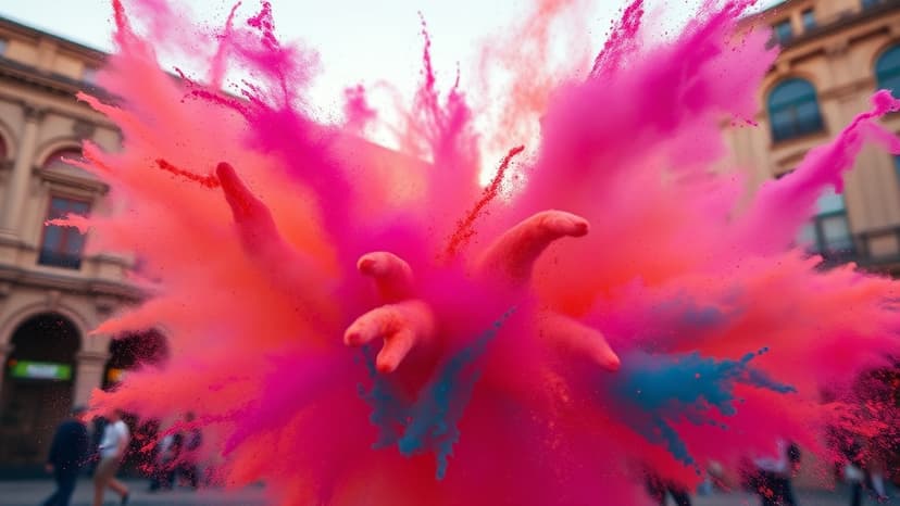 Parramatta erupts in vibrant Holi color festival
