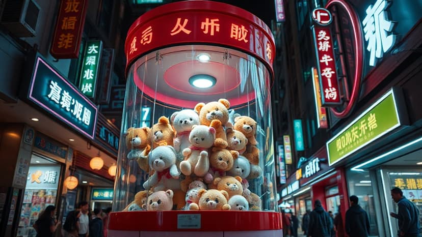 Hong Kong's Claw Machine Craze: High Stakes Fun