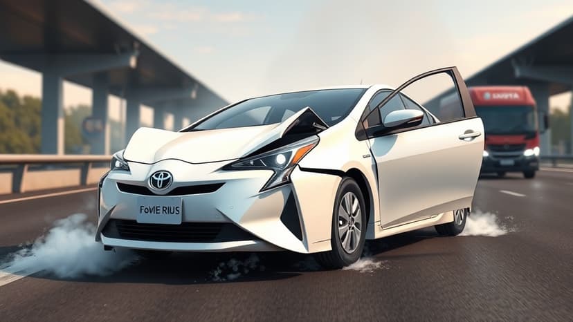 Hooded Thugs Loot Crashed Car on Busy M1 Motorway