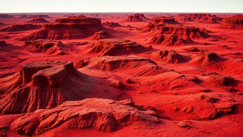 Iran Island Turns Blood-Red After Rain