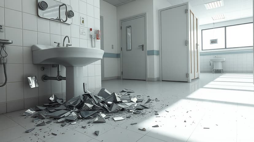 Hospital Chaos: Man Destroys Room, Attacks Staff