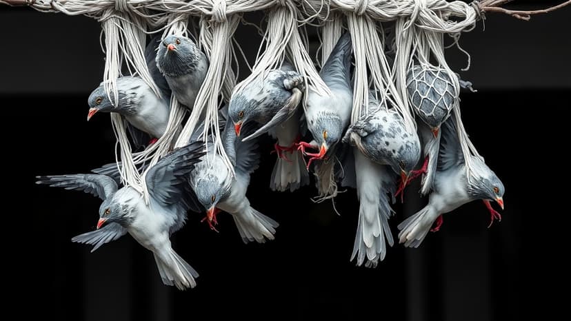 Hotel netting kills dozens of birds