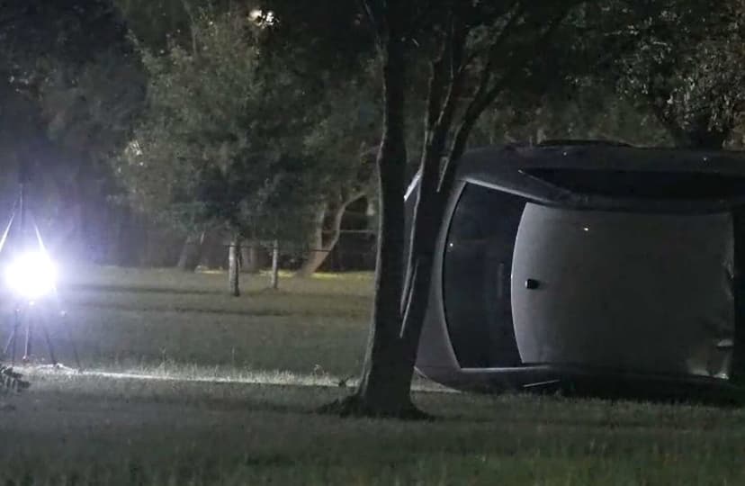 Man Found Shot in Crashed Vehicle