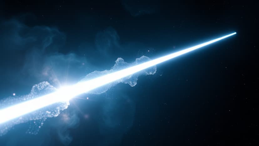 Hubble Captures Cosmic "Lightsabers"