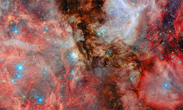 Hubble Spots Cosmic Star Nursery