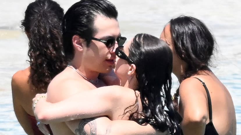 Hudson Williams' Greek Getaway: Steamy Beach PDA!