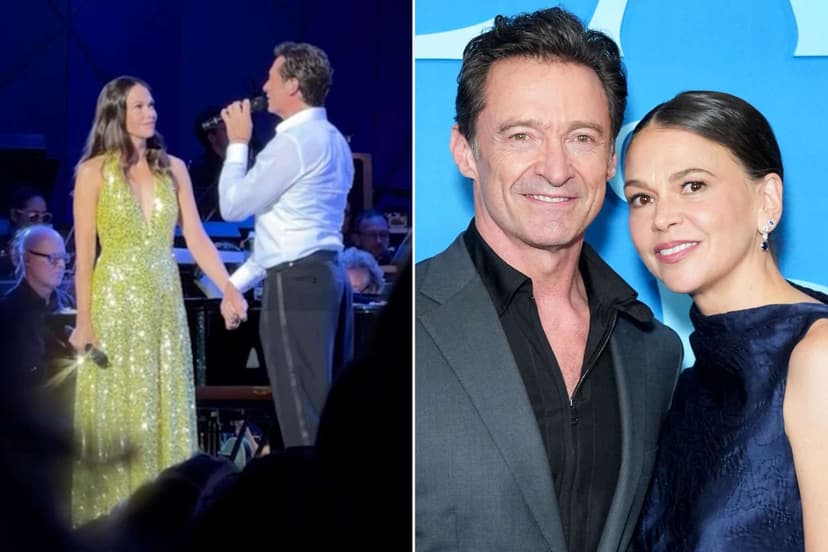 Hugh Jackman & Sutton Foster Dazzle Tanglewood Stage