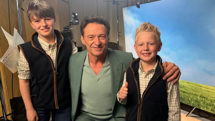 Wolverine trades claws for wool: Hugh Jackman on farm life