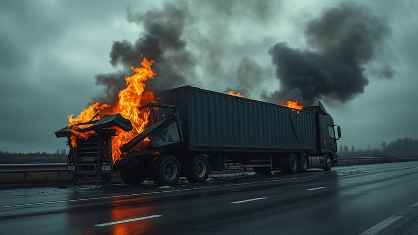 Hume Freeway Horror: Trucker Dead, Five Injured in Fiery Crash