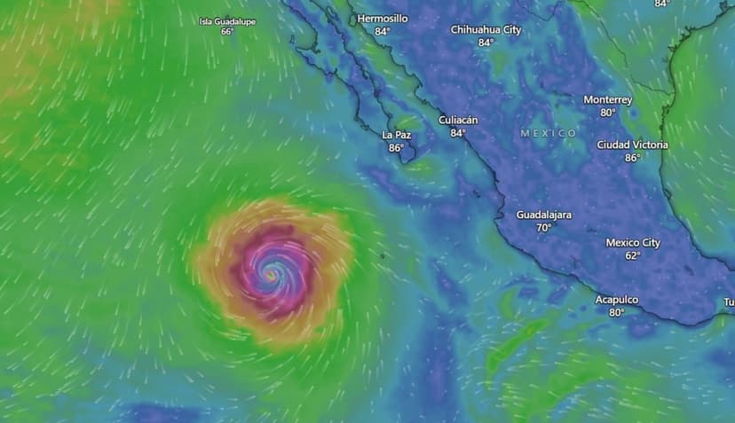 Major Hurricane Genevieve Weakens, Swells Threaten West Coast