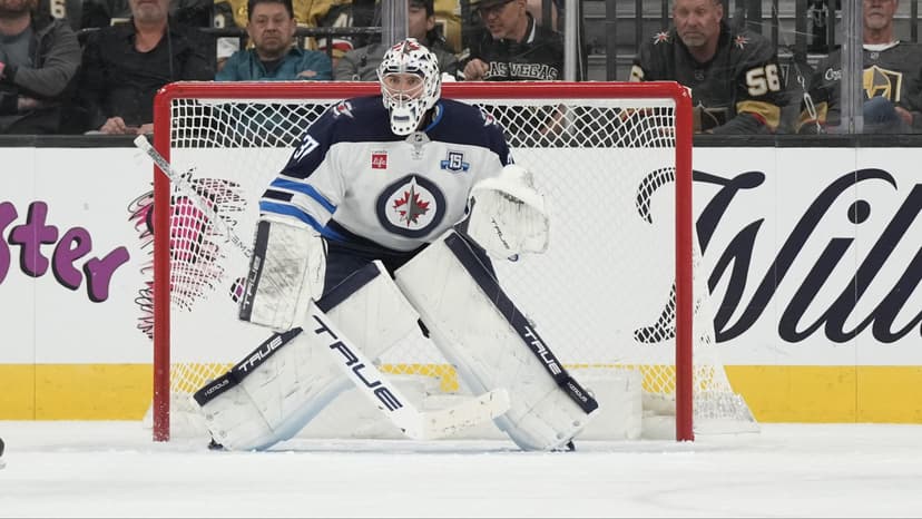Hurricanes Pitch for Jets Star Goalie Hellebuyck